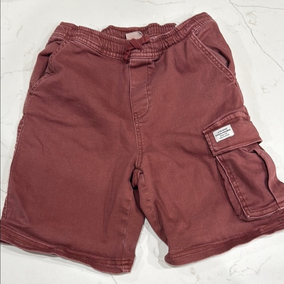 Zara rust Relaxed Fit Shorts Soft Cotton - Picture 1 of 3